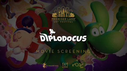 Diplodocus movie screening at Promised Land Art Festival and Art For All!